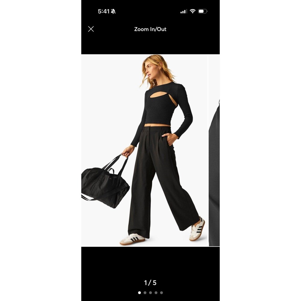 Beyond Yoga Status Wide Leg Trouser